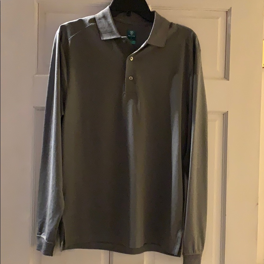 NWT Pro Tour golf shirt men’s S grey long sleeve